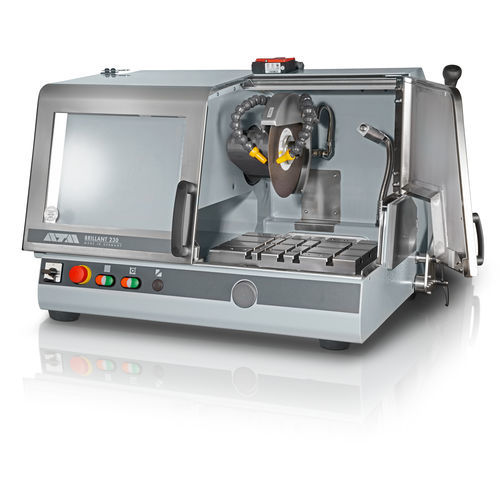 Macchina da taglio ad abrasione umida - BRILLANT 230 - QATM - a lama rotativa / per metallografia / trifase
