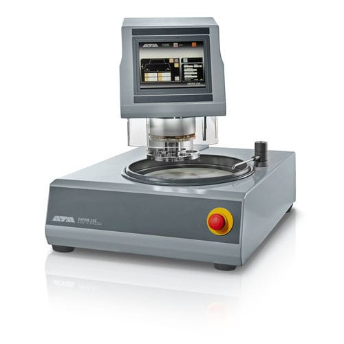 Smerigliatrice lucidatrice per laboratorio di metallografia - SAPHIR 550  - QATM - da banco / elettrica / pneumatica