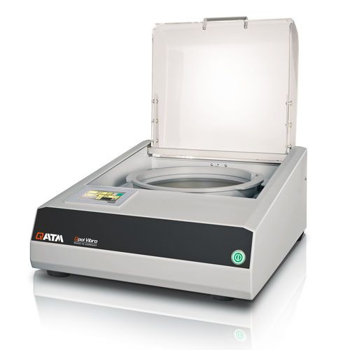 Smerigliatrice lucidatrice da banco - QPOL VIBRO - QATM - elettrica / industriale / automatica