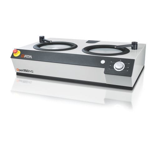Smerigliatrice lucidatrice per laboratorio di metallografia - QPOL 250 M2 - QATM - stazionaria / elettrica / manuale