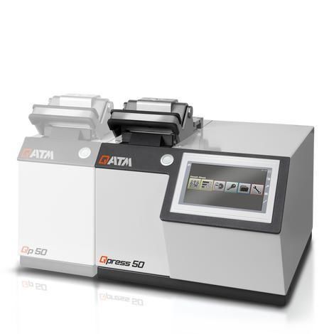 Pressa inglobatrice raffreddata ad acqua - Qpress 50 - QATM - a caldo / da laboratorio / per campioni metallografici