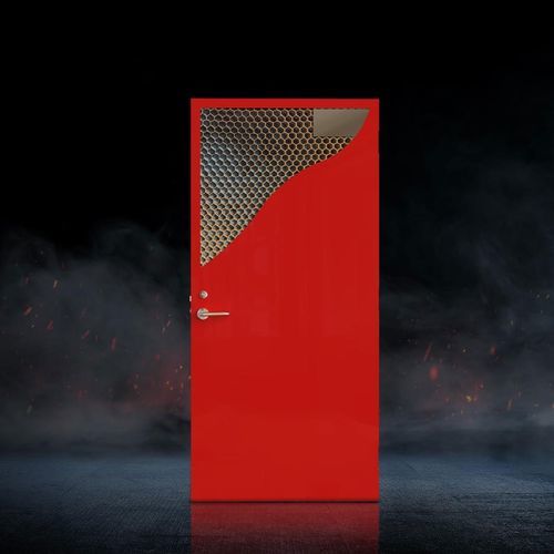 Porta battente - Eagle - naffco - in acciaio / per interno / industriale