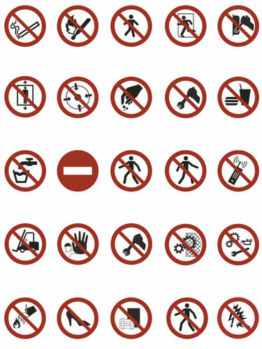 Cartello di segnalazione di divieto - IMPLASER series - naffco - di obbligo / di rischio elettrico / antincendio