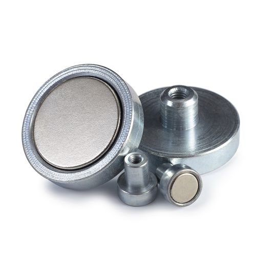 Magnete pot - BASN series - IMA - in neodimio / con foro filettato