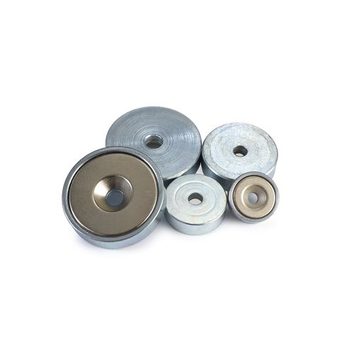 Magnete pot - BASN01 series - IMA - in neodimio / con foratura