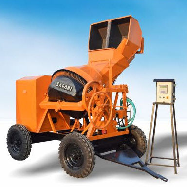 Betoniera elettrica - SAFARI 1000 WB - Safari Construction Equipments Private Limited - con motore diesel / mobile / automatica