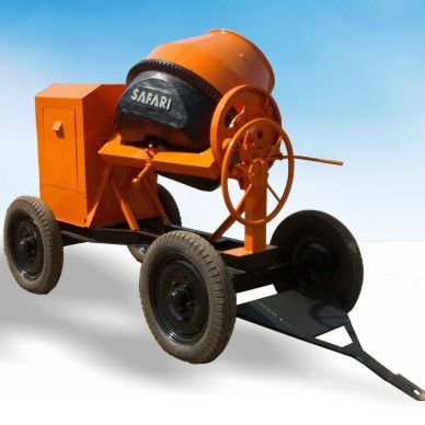 Betoniera elettrica - SAFARI 1000-HF - Safari Construction Equipments Private Limited - con motore diesel / mobile / tradizionale