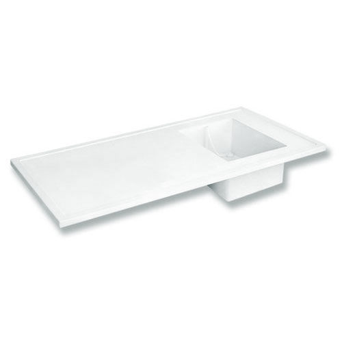 Banco di laboratorio con lavandino - TOP1560W543 series - PLASTIFER - pesatura