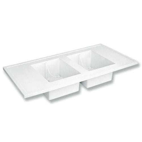 Banco di laboratorio con lavandino - TOP1565W543 series - PLASTIFER - pesatura