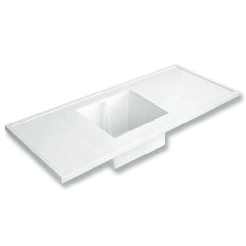 Banco di laboratorio con lavandino - TOP1875W654 - PLASTIFER