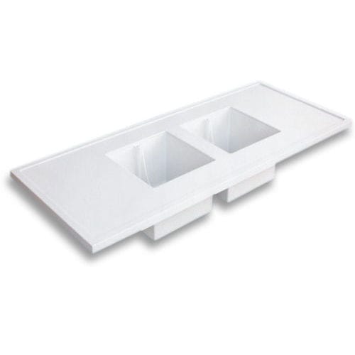 Banco di laboratorio con lavandino - TOP1875W443 series - PLASTIFER