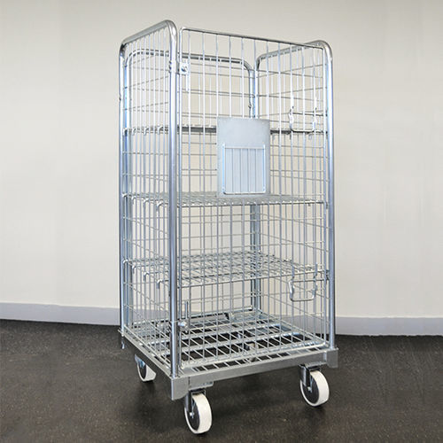 Roll-container multiuso - 1004149 - EUROPE METAL FIL - a ripiani