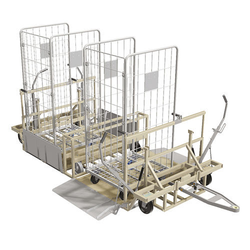 Rimorchio a pianale - 123474 - EUROPE METAL FIL - per attrezzatura industriale / a 3 assi