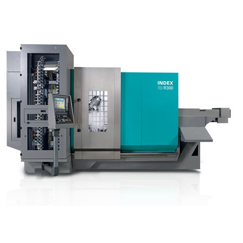 Centro di tornitura-fresatura CNC - R300 - INDEX FRANCE - universale / 5 assi / a due mandrini