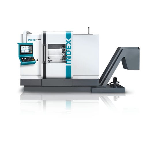 Macchina di tornitura CNC - B400 - INDEX FRANCE - 2 assi / 3 assi / rigida