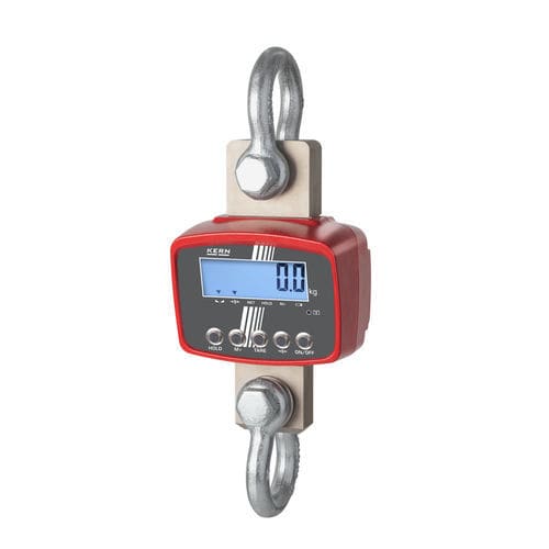 Gancio pesatore digitale - HFD 600K-1 - KERN & SOHN - robusto / con display LCD / con batteria ricaricabile