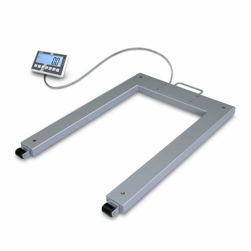 Pesapallet con batteria ricaricabile - UFC 600K-1M - KERN & SOHN - in acciaio / con monitor separato / per uso prolungato