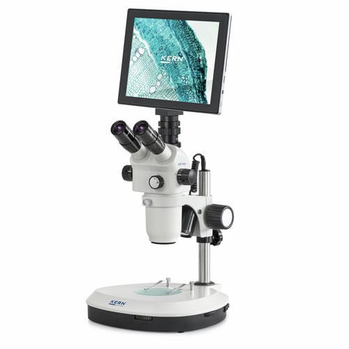 Stereomicroscopio digitale - OZP 558T241 - KERN & SOHN - da laboratorio / educativo / tablet touch screen