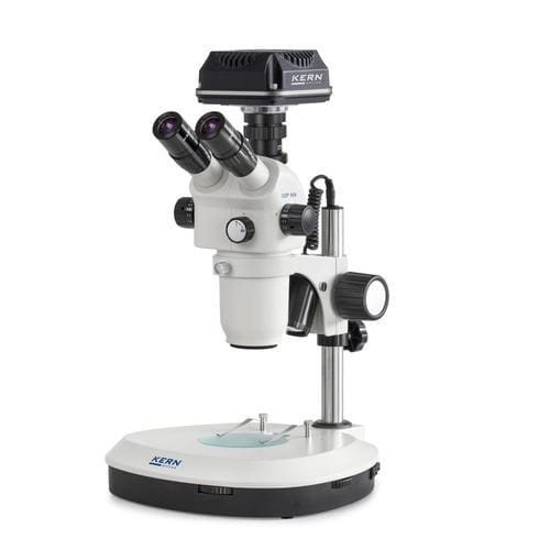 Stereomicroscopio digitale - OZP 558C825 - KERN & SOHN - da laboratorio / trinoculare / a illuminazione a LED