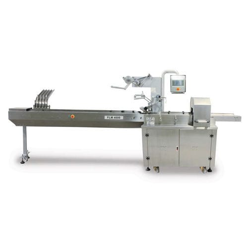 Macchina per imballaggio controllata da PLC - UM 1400 - Uygurlar Makina - semiautomatica / orizzontale / per biscotti