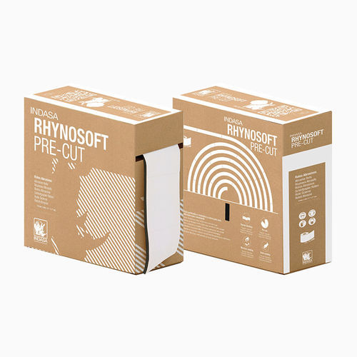 Abrasiva in ossido di almluminio - RHYNOSOFT PRE-CUT - INDASA - di carta / resina / rinforzata