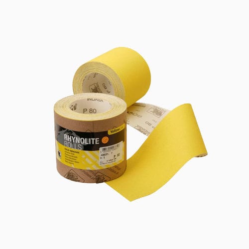 Abrasiva in ossido di almluminio - RHYNOLITE YELLOW LINE - INDASA - di carta / resina / larga