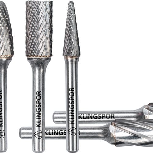 Fresa di testa semisferica - HF series - KLINGSPOR - a raggio / carburo solido / di finitura