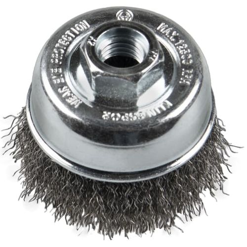 Spazzola a tazza - BT 600 W - KLINGSPOR - di pulizia / metallica / in acciaio