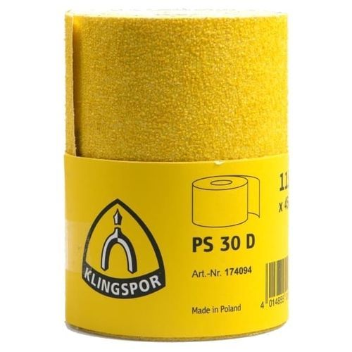 Rotolo abrasivo in ossido di almluminio - PS 30 D  - KLINGSPOR - di carta / resina / per legno