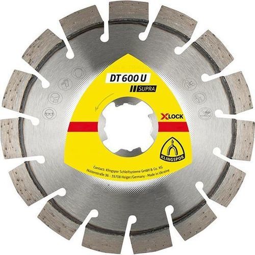 Disco da taglio per metallo - DT600U - KLINGSPOR - per smerigliatrice angolare