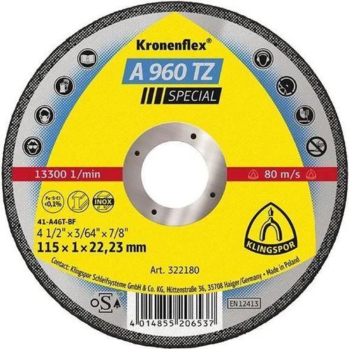 Disco da taglio - A960ZZ - KLINGSPOR