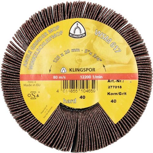 Ruota abrasiva - WSM 617 - KLINGSPOR
