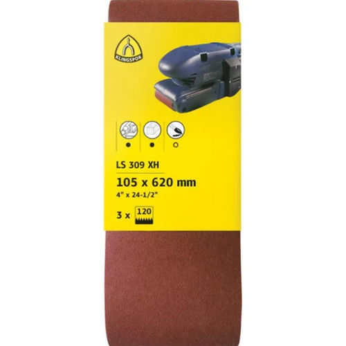 Banda abrasiva per rivestimento - 0015202791 - KLINGSPOR - per rettificatrice / per levigatura / per metallo