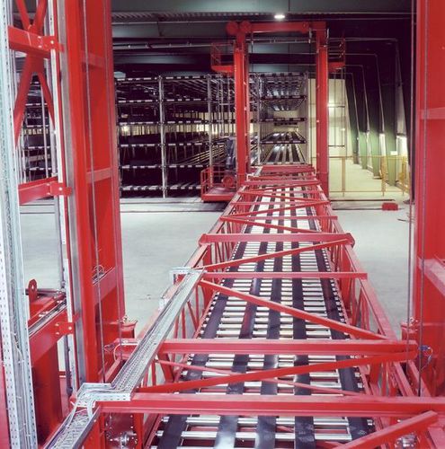 Magazzino di stoccaggio automatico a nido d'ape - CTI Systems S.à r.l. - orizzontale / per prodotti lunghi / per profilati in alluminio