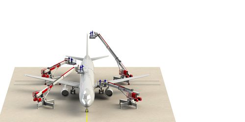 Piattaforma di sollevamento stazionaria - AJP - CTI Systems S.à r.l. - per uso esterno