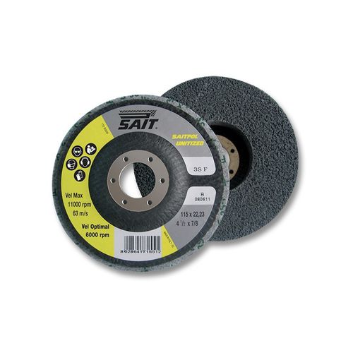 Disco abrasivo per finitura - UT-SAITPOL UNITIZED - SAIT Abrasivi - di pulizia / per metallo / non-tessuto