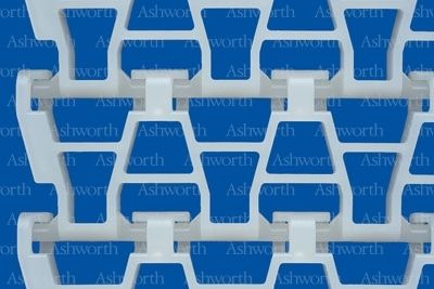 Nastro trasportatore modulare - ChemGuard™ Prestoflex® - Ashworth Bros - in plastica / industriale / resistente agli acidi