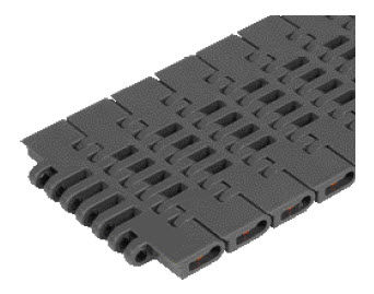 Nastro trasportatore modulare - 7200 series - REGINA - forato / in plastica / industriale