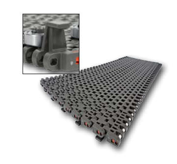 Nastro trasportatore modulare - 2555HTB series  - REGINA - in plastica / industriale / ad alta resistenza