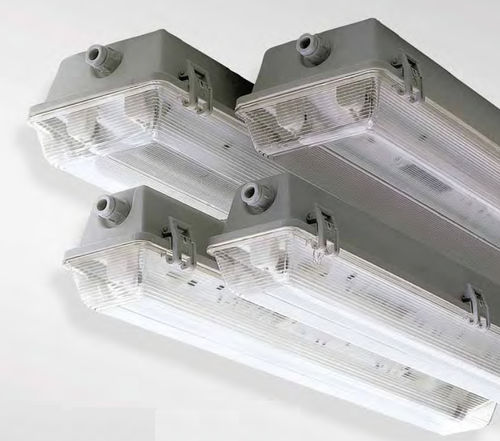 Dispositivo di illuminazione a soffitto - ATLANTIS - NORDEX - a tubo fluorescente / per negozio / per magazzino