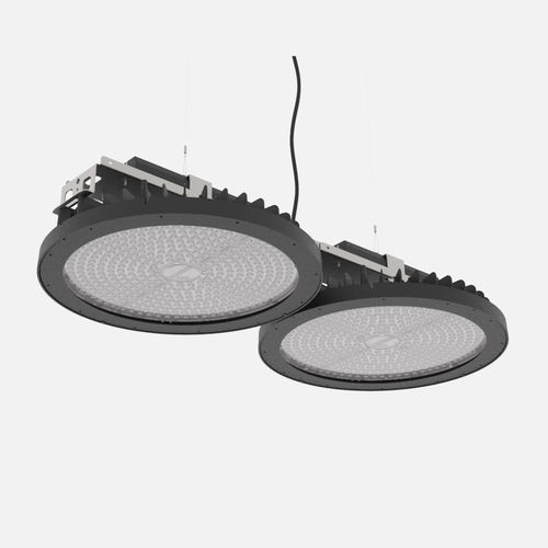 Riflettore industriale a sospensione - T2 DOUBLE - LANZINI - LED / per magazzino / ad uso industriale