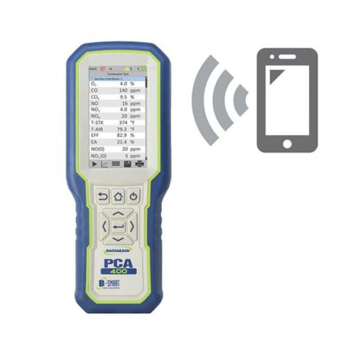 Analizzatore di combustione portatile - PCA 400 - Mine Safety Appliances Company - CO2 calcolato / gas naturale