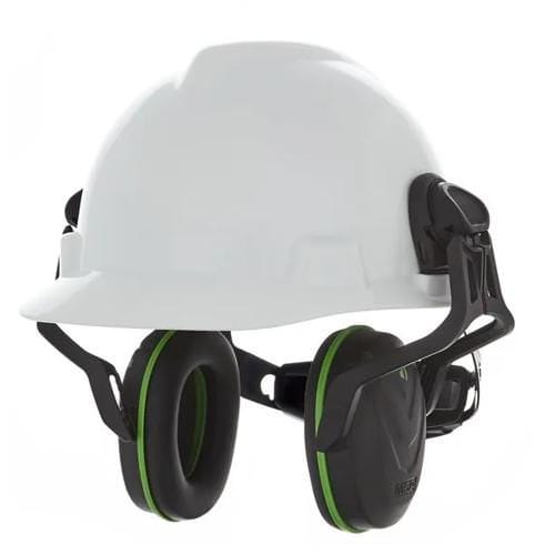 Casco da cantiere - V-Gard® - Mine Safety Appliances Company - bianco / industriale