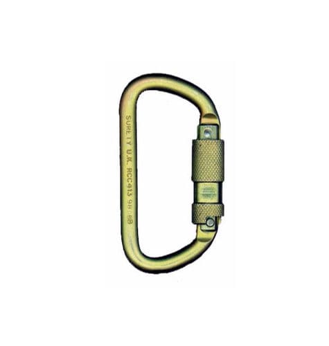 Moschettone con blocco - Mine Safety Appliances Company - in metallo / asimmetrico
