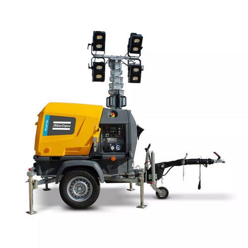Torre faro LED - HiLight B6+ - Atlas Copco Construction Tools - con motore diesel