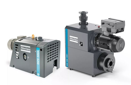 Pompa a vuoto a camme - DZS series - Atlas Copco Construction Tools - a secco / monostadio / raffreddata ad aria