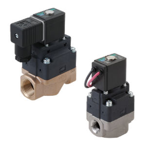 Elettrovalvola a comando assistito - FWD series - CKD - a 2 vie / a 3 vie / per acqua