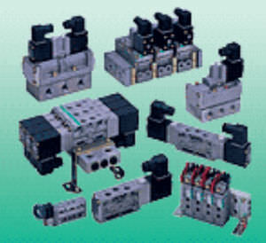 Distributore pneumatico a cassetto - 4SA0, 4SB0 - CKD - a comando assistito / compatto