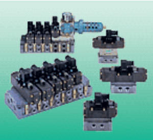 Valvola per aria - 4TB series - CKD - in miniatura / a collettore / per base ISO