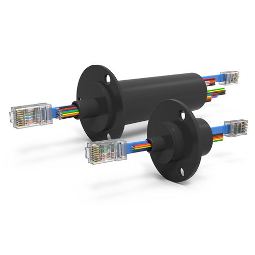Collettore rotante via Ethernet - ESE series - DSTI - Dynamic Sealing Technologies - Ethernet gigabit / a capsula / compatto